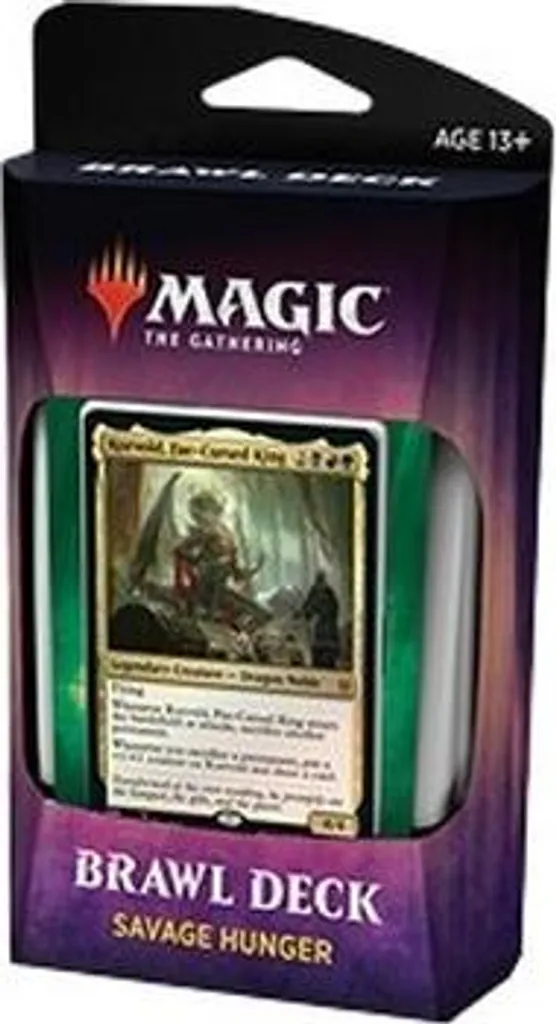 Magic The Gathering Throne of Eldraine Savage Hunger Brawl Deck Korvold