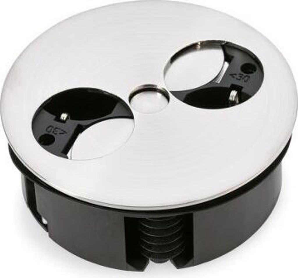 Bachmann TWIST 2S 2xSchuko 931.000 Strom 2,0m AEH Produktbild 
