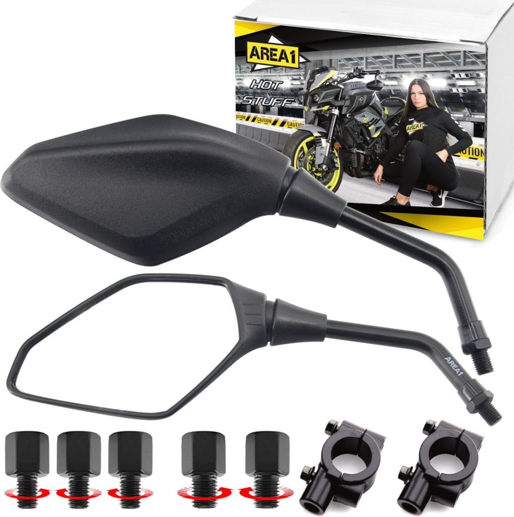 Area1 Roller Motorroller Spiegel Set (rechts+links) ATV Produktbild 