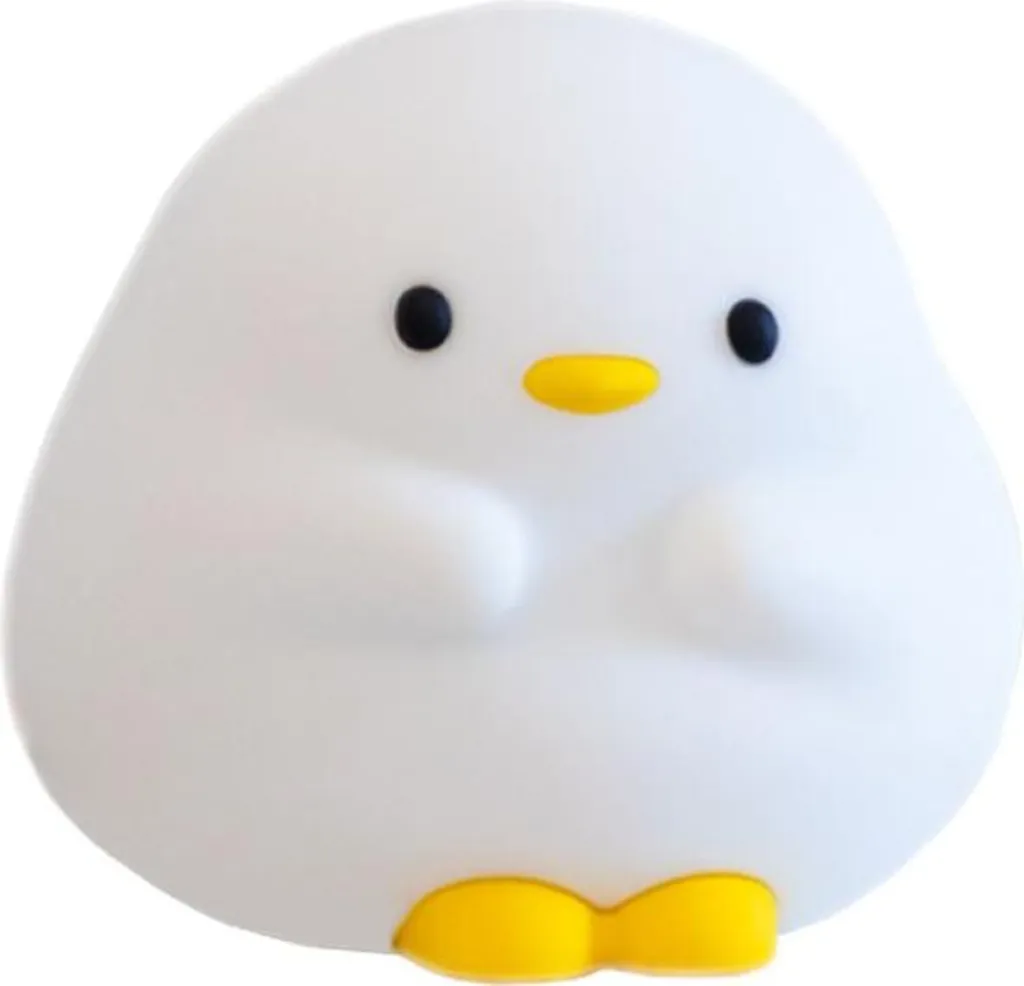 Luce Notturna Bambini Anatra Dundun - Regalo Sicuro Silicone Morbido