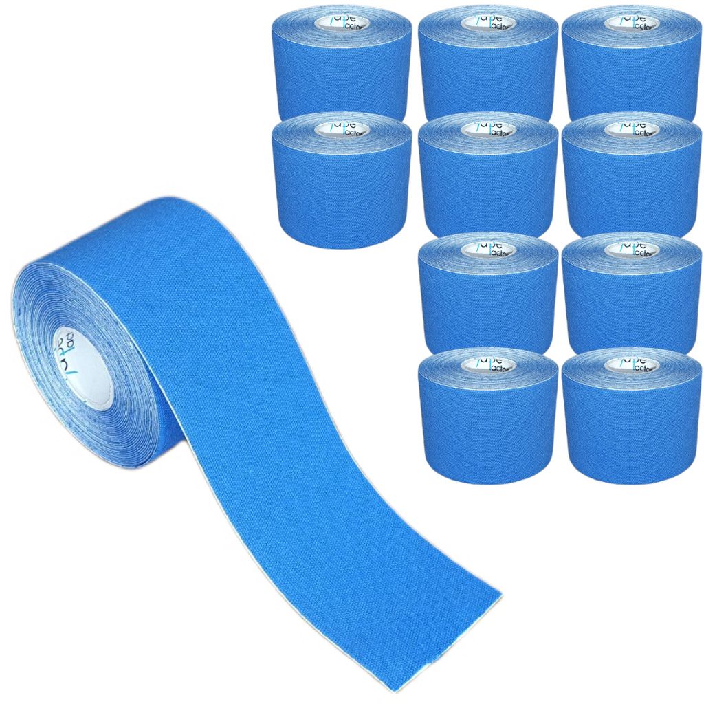 11 Rollen - Tapefactory24 Getting Started Kinesiologie Tape 5cm x 5m - marine, Tapes Taping Klebeband Tapeverband Bandage wasserfest