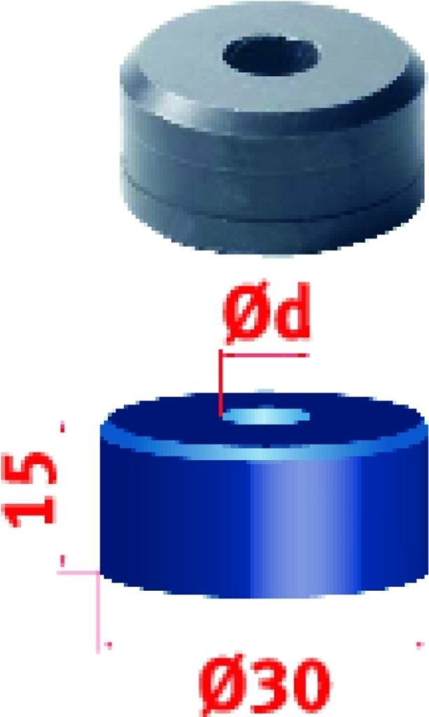 Metallkraft Rundmatrize Nr.30 Ø 6,7 mm, 388936,7