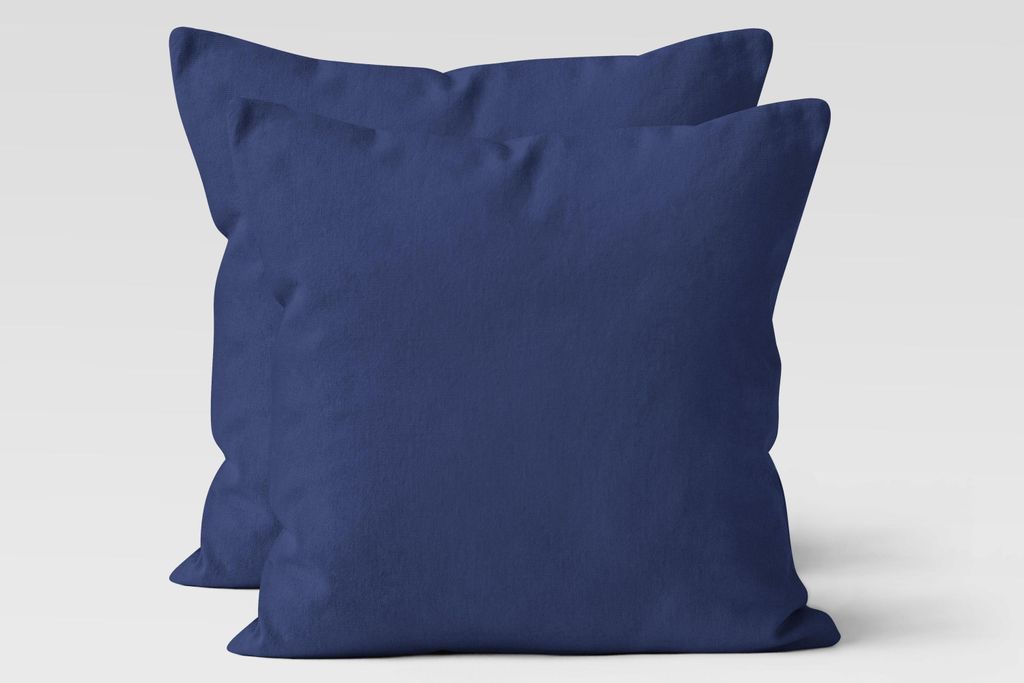 2er Set Renforcé UNI Kissenhüllen 80x80 cm Kopfkissen Produktbild 
