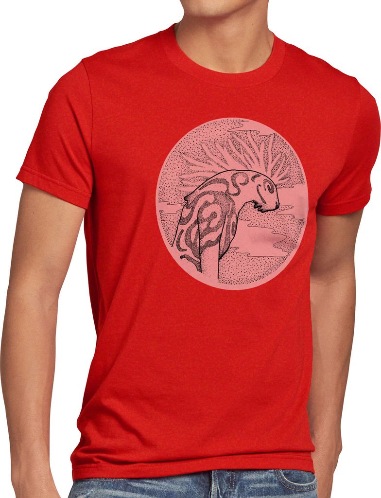 style3 Dot Waldgott Herren T-Shirt wolf prinzessin anime cosplay japan