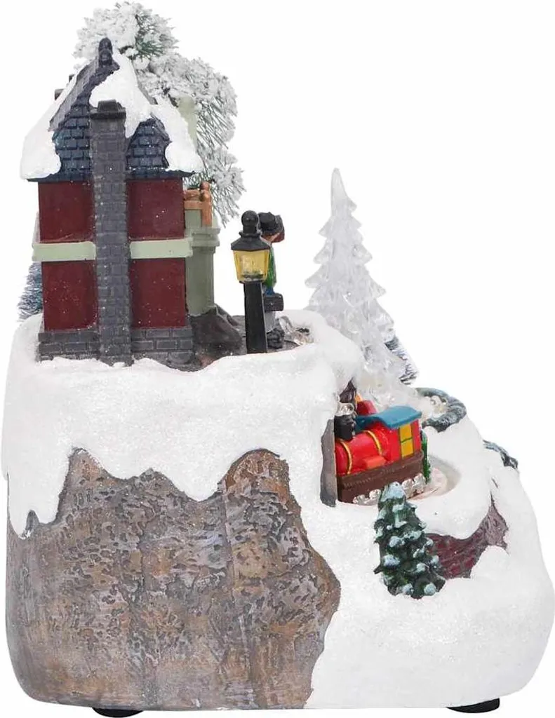 Table de Noël Multicolore vidaXL : Déco de Fête Robuste en Résine