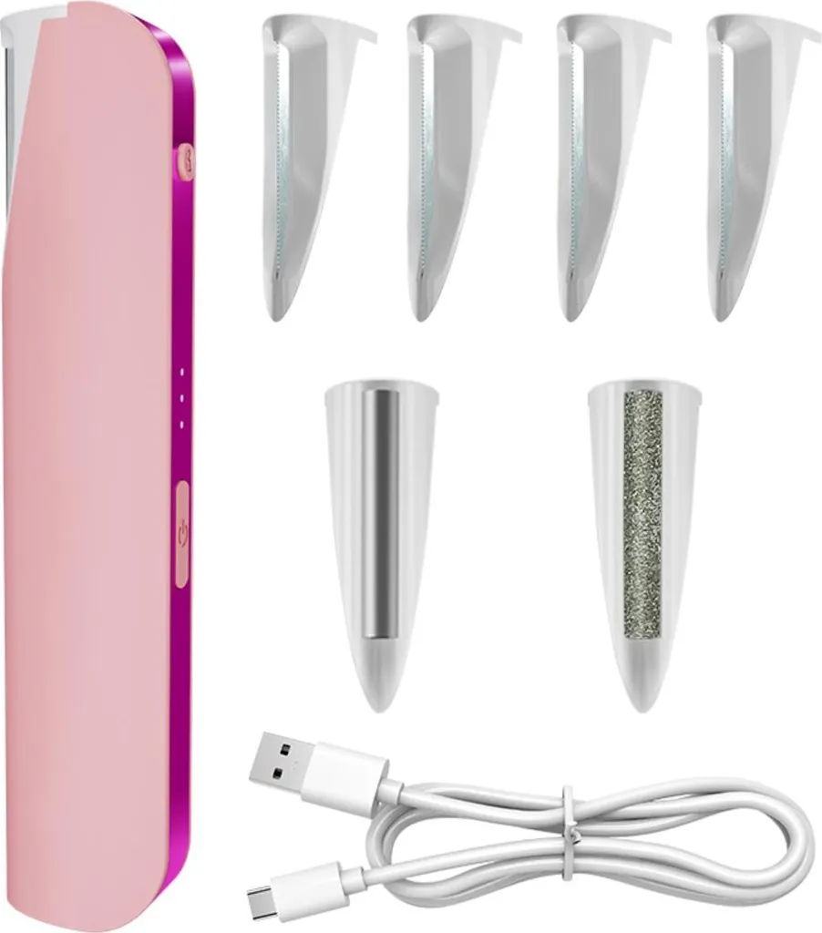 Rasoio Elettrico Viso USB-C INF Rosa: Addio Peli Superflui Indolore