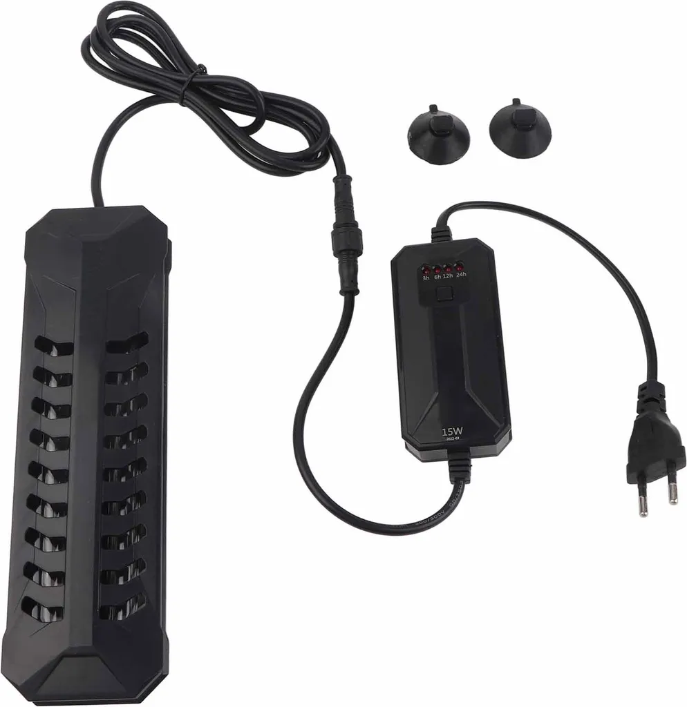 Stérilisateur UV Aquarium 15W 220V Lampe de Stérilisation Plongeur UV-C