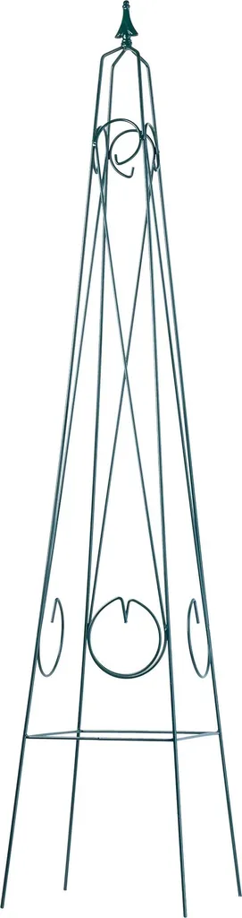 Tuteur pyramide pour décorer le jardin, support vertical 150cm vert
