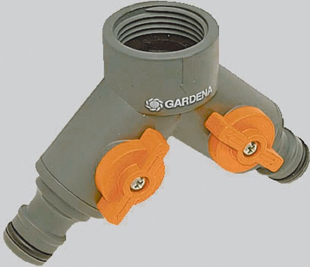 GARDENA Wasserverteiler für Gartenschlauch 2-Wege Produktbild 4