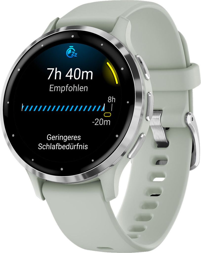 Garmin Venu 3S Smartwatch salbeigrau/silber Produktbild