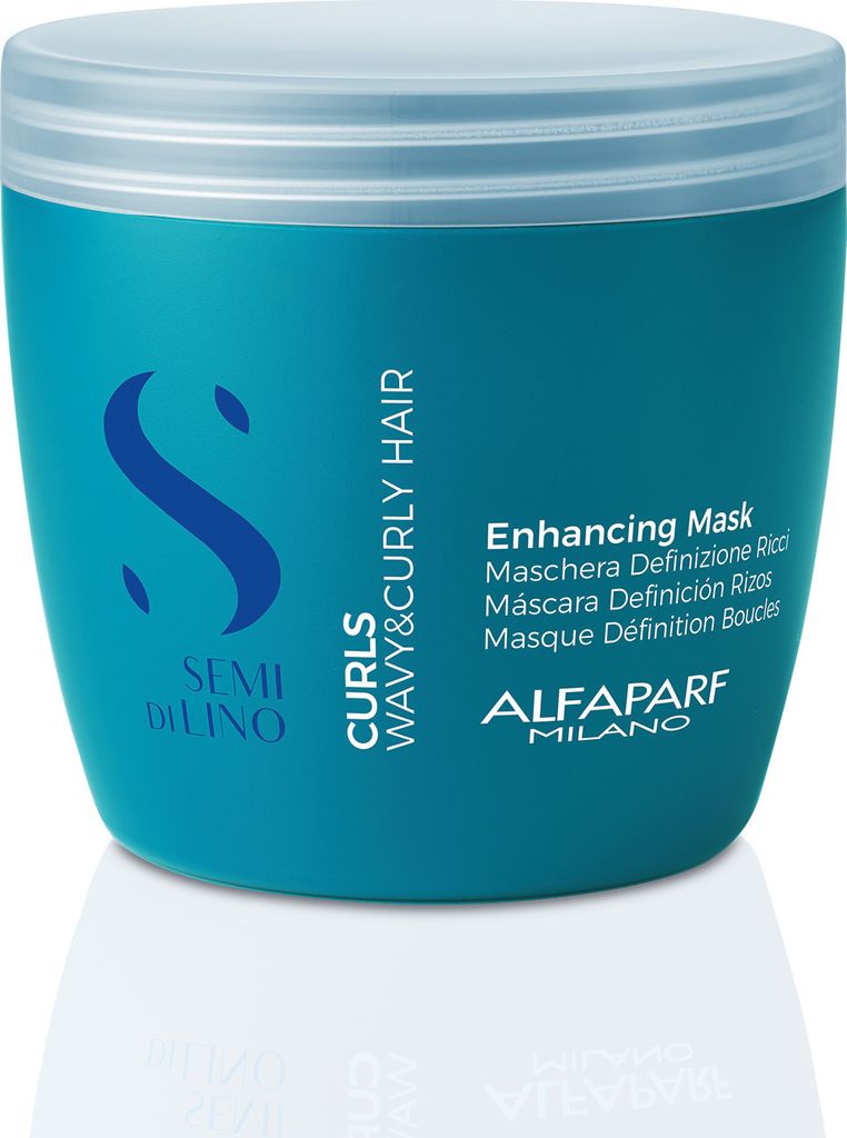 Alfaparf Semi Di Lino Curls Enhancing Masker 500ml Produktbild 4