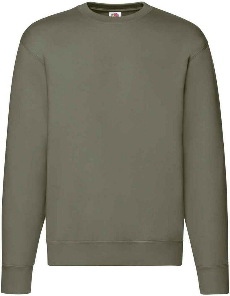 Fruit of the Loom - "Premium" Sweatshirt Überschnittene Schulter für Herren PC5366 (3XL) (Schwarz)