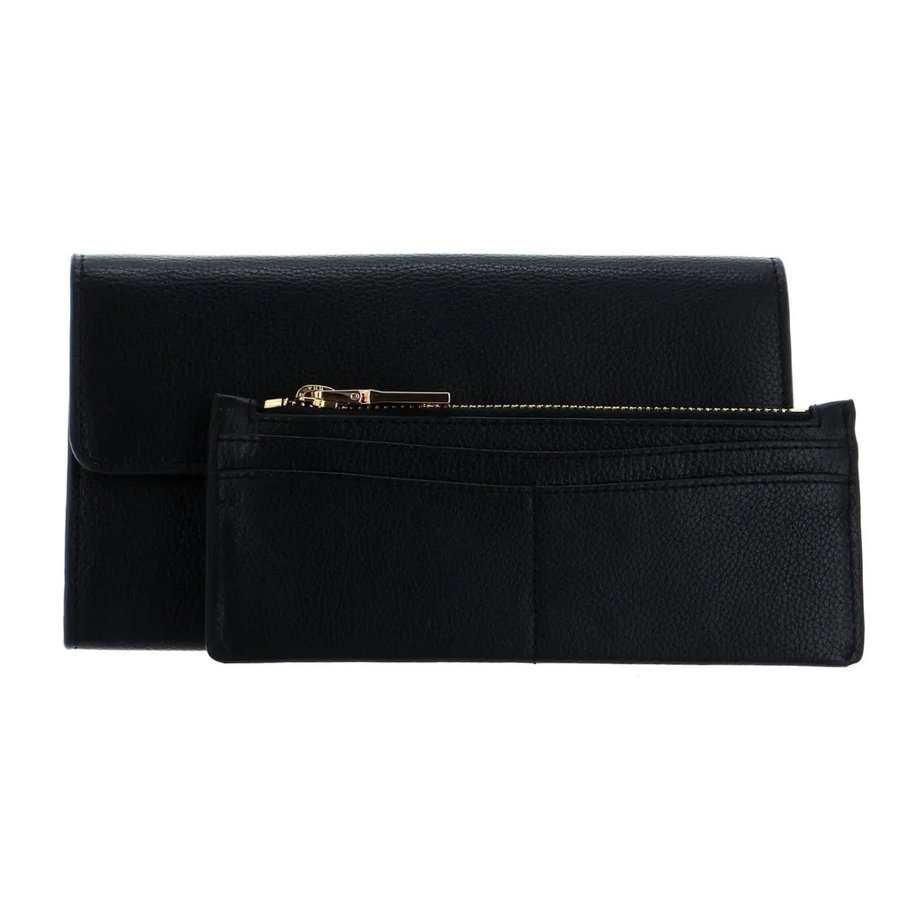 Pochette ESPRIT Pelle Zoe Wallet - Borsa a Mano Nera per Cerimonia