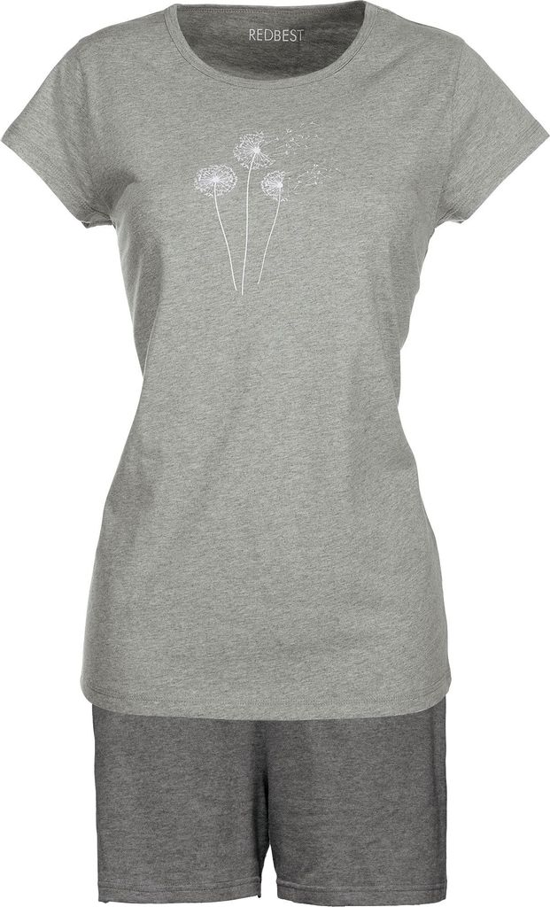 REDBEST Damen-Shorty grau meliert 42