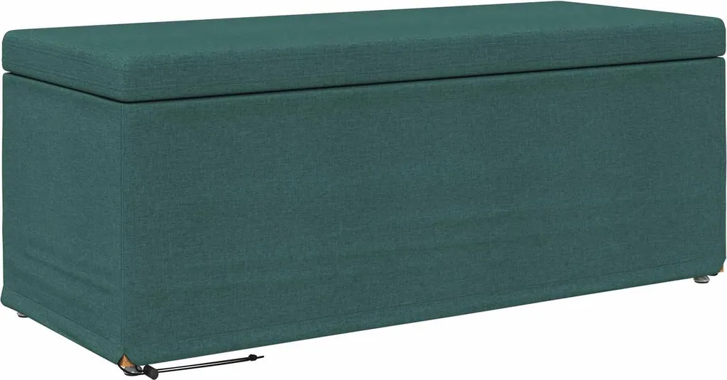Panca vidaXL Verde Scuro in Tessuto 101cm - Design Contemporaneo