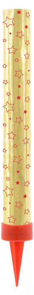 Fontána na dort zlatá 4ks, 12 cm Obrázek produktu 