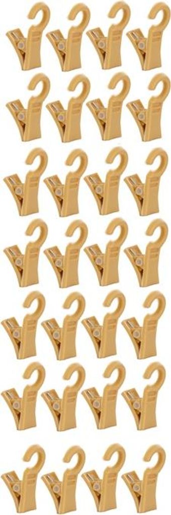 Ringclips PL. BEIGE D28 (30)