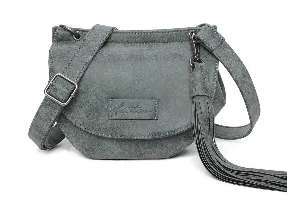 Fritzi aus Preußen Borsa Vintage Fritzi43 Crossbody Soda Verde | Vegan