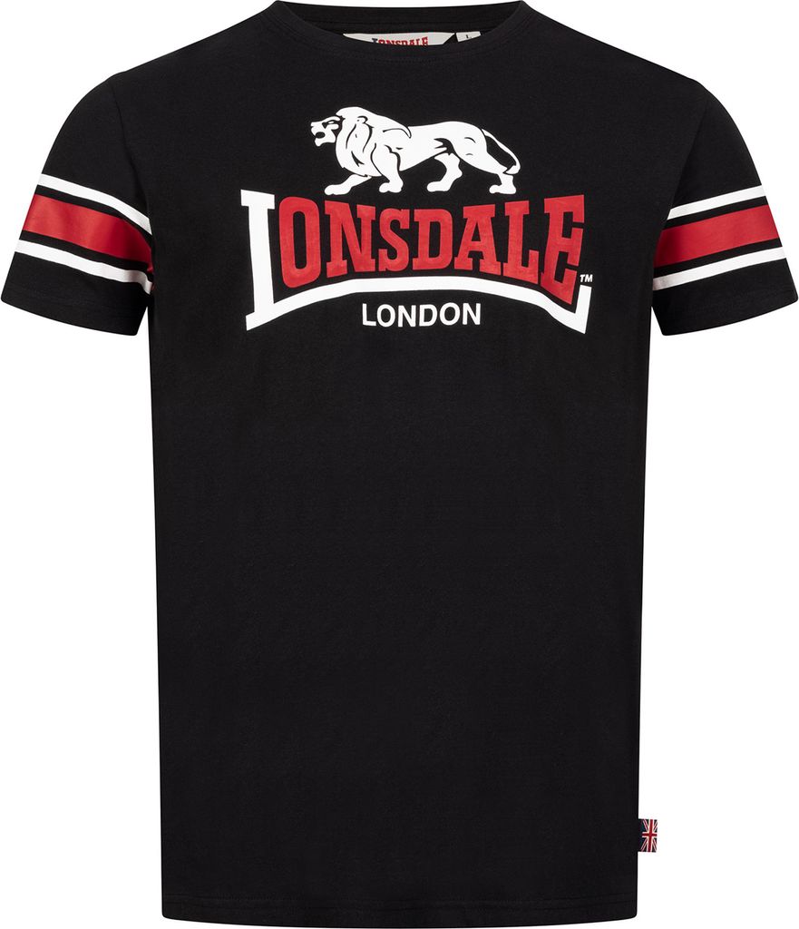 Lonsdale Hempriggs Kurzarm-t-shirt Schwarz M Mann Schwarz M Produktbild 