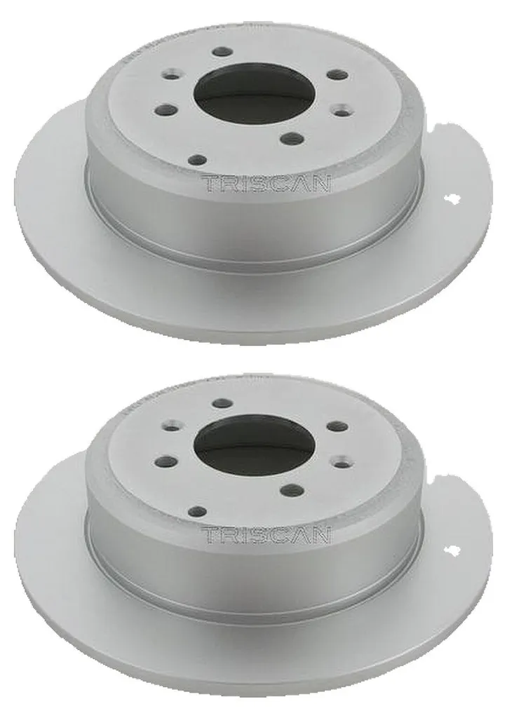 2 Disques de frein TRISCAN 290mm pour PEUGEOT 406 - Qualité Expertise