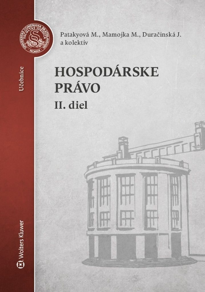 Hospodárske právo 2. diel | Mária Patakyová