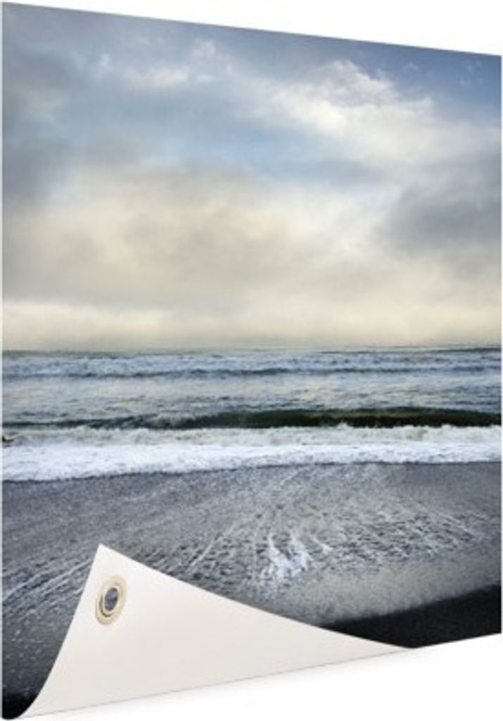 MuchoWow 40x60 cm Outdoor-Poster Gartendeko Sichtschutz Garten Poster für den Garten Amerikanischer Strand in Kalifornien