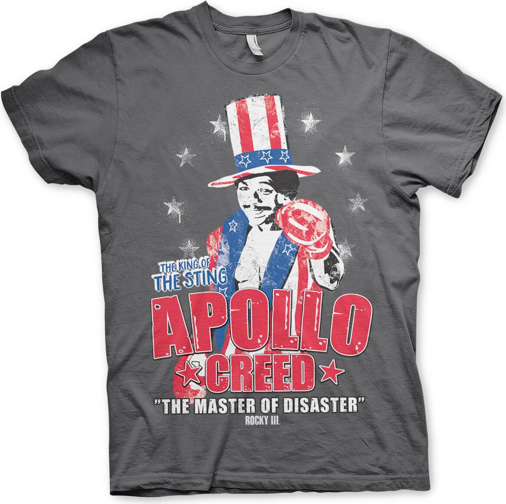 Rocky - Apollo Creed T-Shirt - Large - DarkGrey