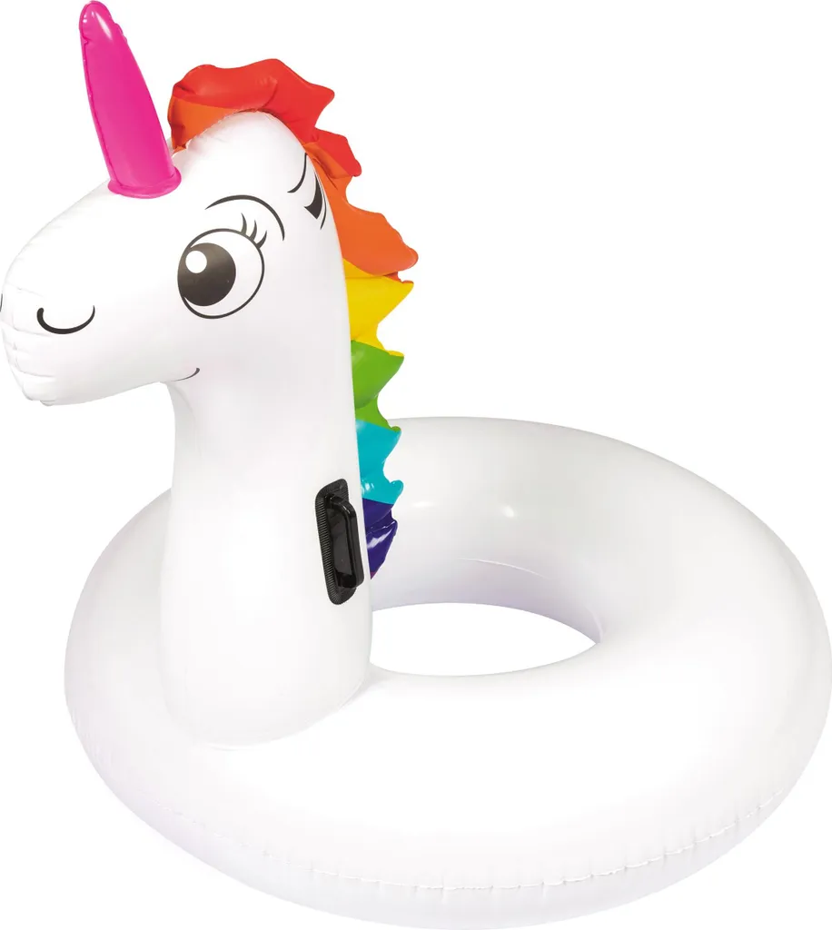Bouée licorne 136 x 131 cm - Flotteur gonflable géant pour la piscine