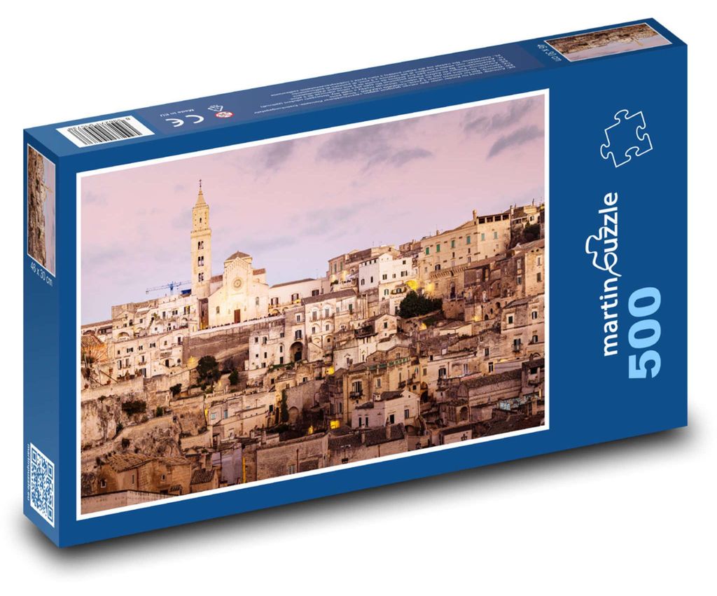 Puzzle 500 Włochy - Matera, kamienne domy - martinpuzzle Zdjęcie produktu 