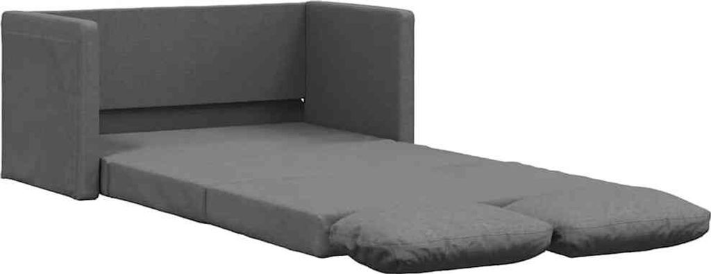 vidaXL Bodensofa mit Schlaffunktion Dunkelgrau 112x174x55 Produktbild 9
