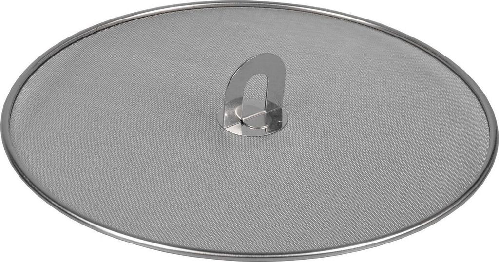 BURI Edelstahl Pfannenspritzschutz 33cm Spritzschutzdeckel Produktbild 