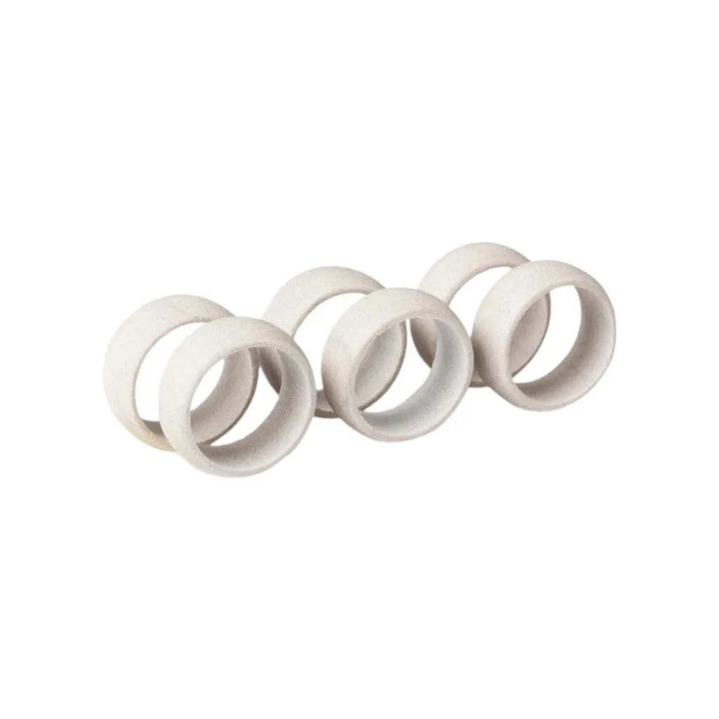 Ronds de serviette Rayne Sable Broste Copenhagen : Table toujours nette