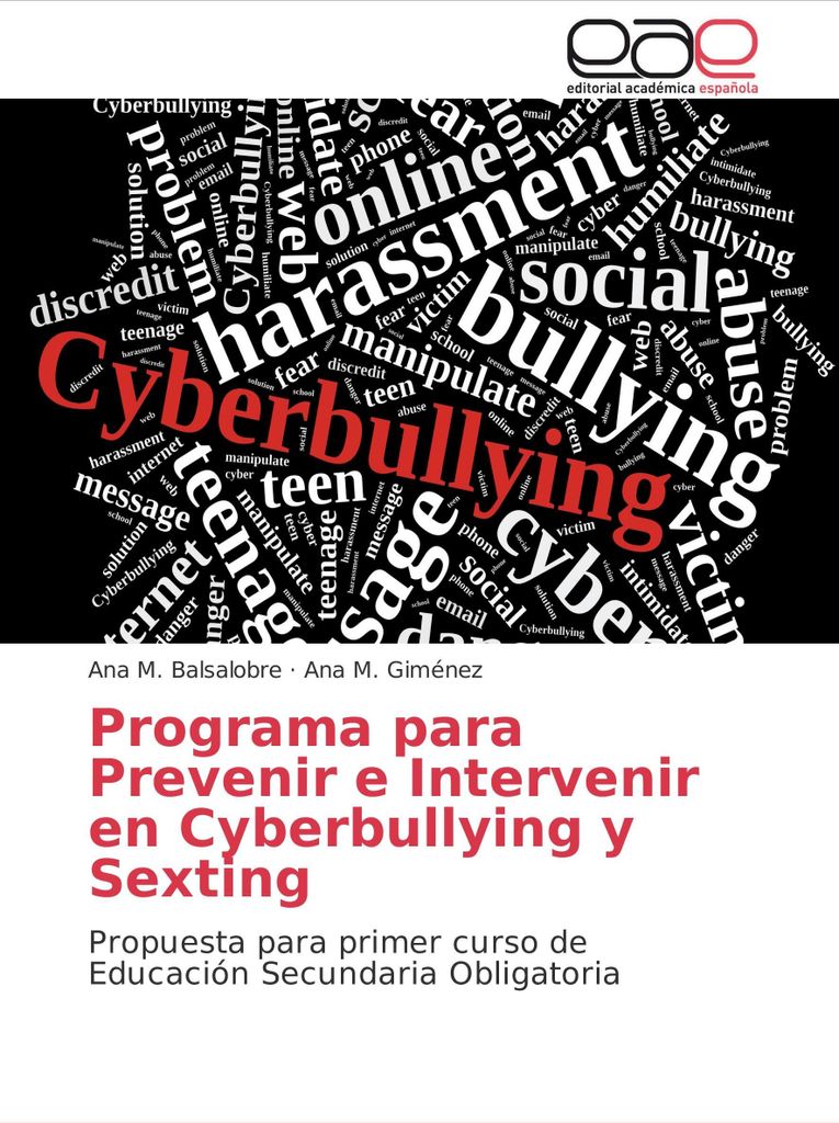 Programa para Prevenir e Intervenir en Cyberbullying y Sexting