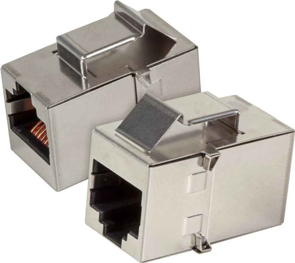 Adaptateur RJ45 Keystone Cat.5e STP Inox : Stop aux Interférences