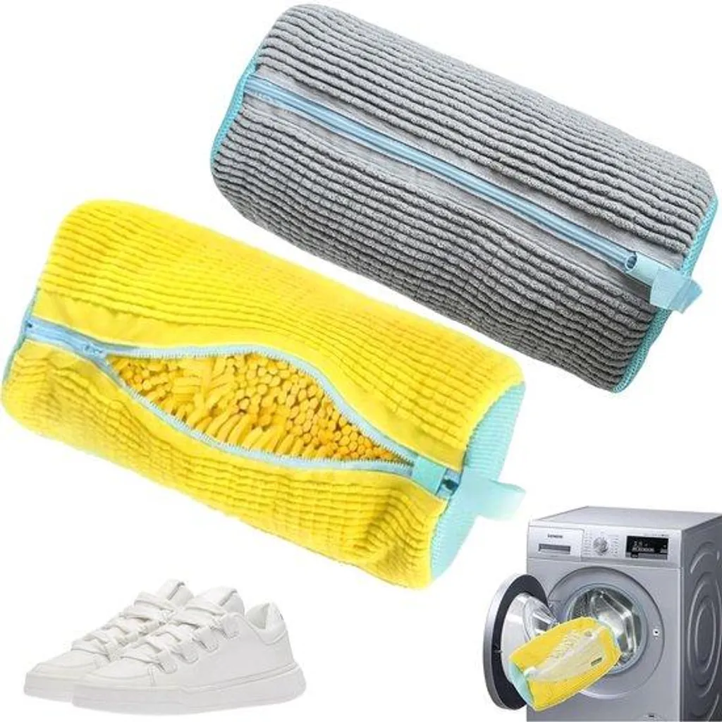 Filet de lavage pour baskets et chaussures - Sac de cirage réutilisable