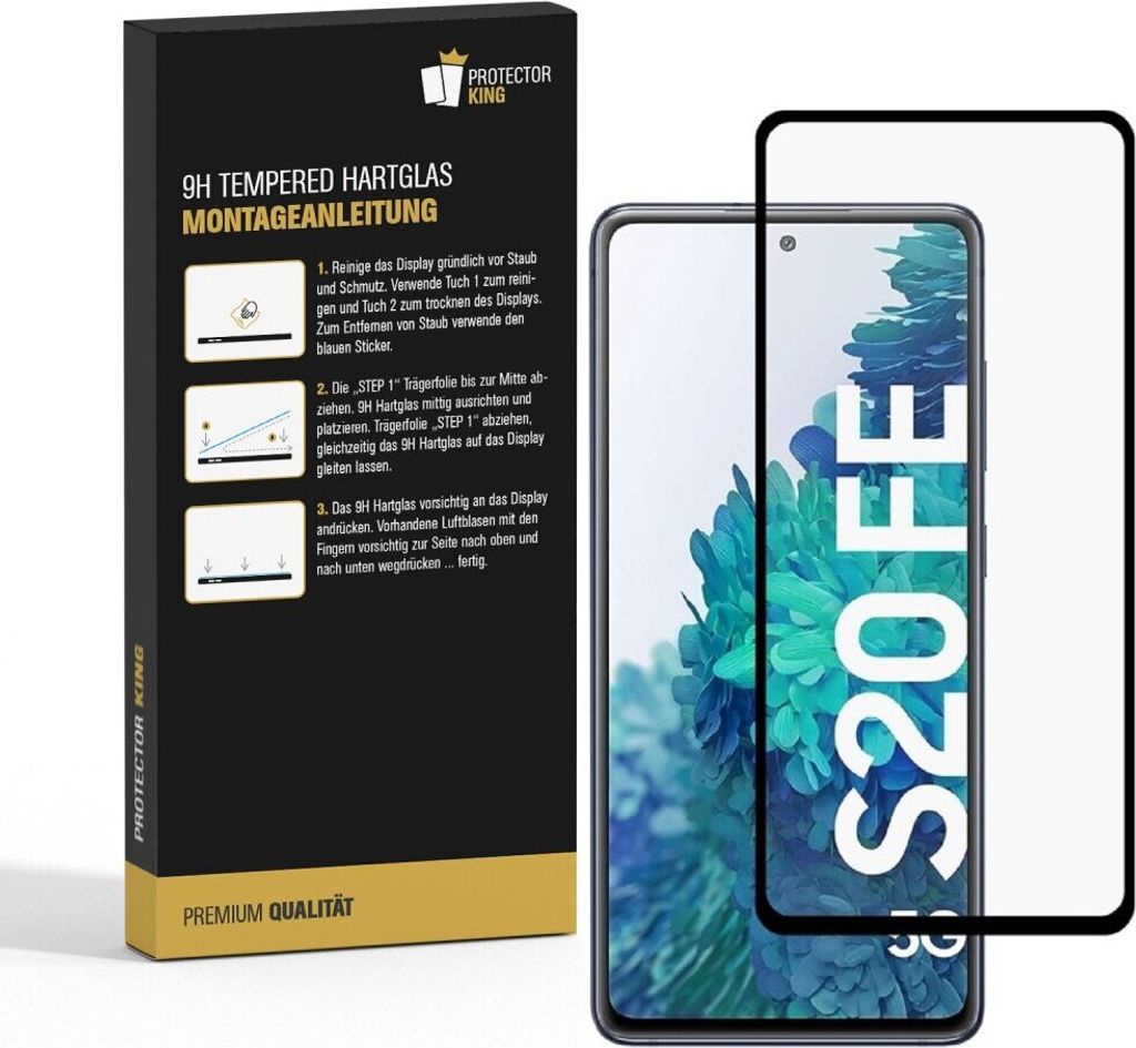 6x 9H Panzerglas für Samsung Galaxy S20 FE FULL COVER Displayschutz Schutzfolie Schutzglas Klar Panzerfolie Displayglas Tempered Hartglas Glasfoli...
