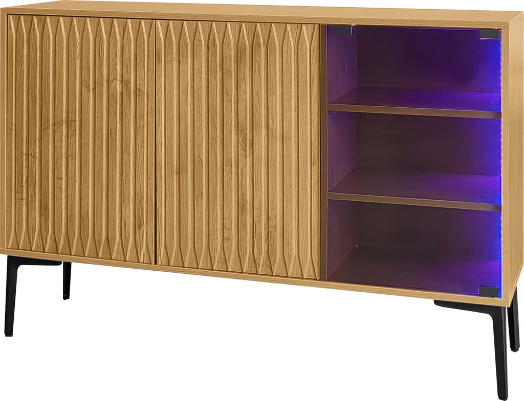 Buffet de Cuisine et Chambre Moderne, Meuble Bas Multiusage - 9