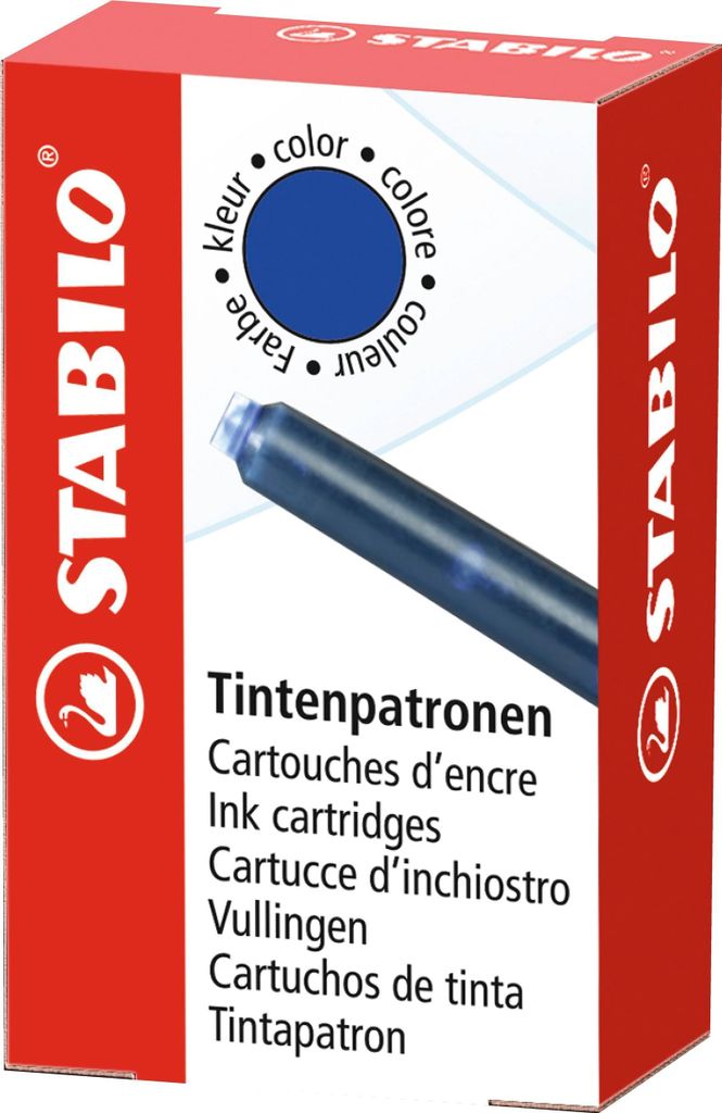 STABILO 5/0-041, Niebieski, Niebieski, Pióro wieczne, 6 Zdjęcie produktu 