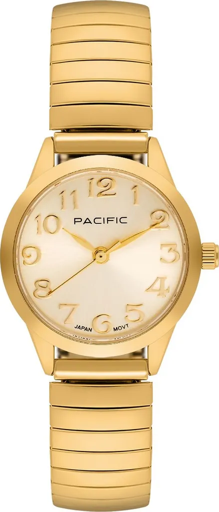 Montre Pacific Damen Gold Pacific-PC00796 - Élégance Dorée Féminine