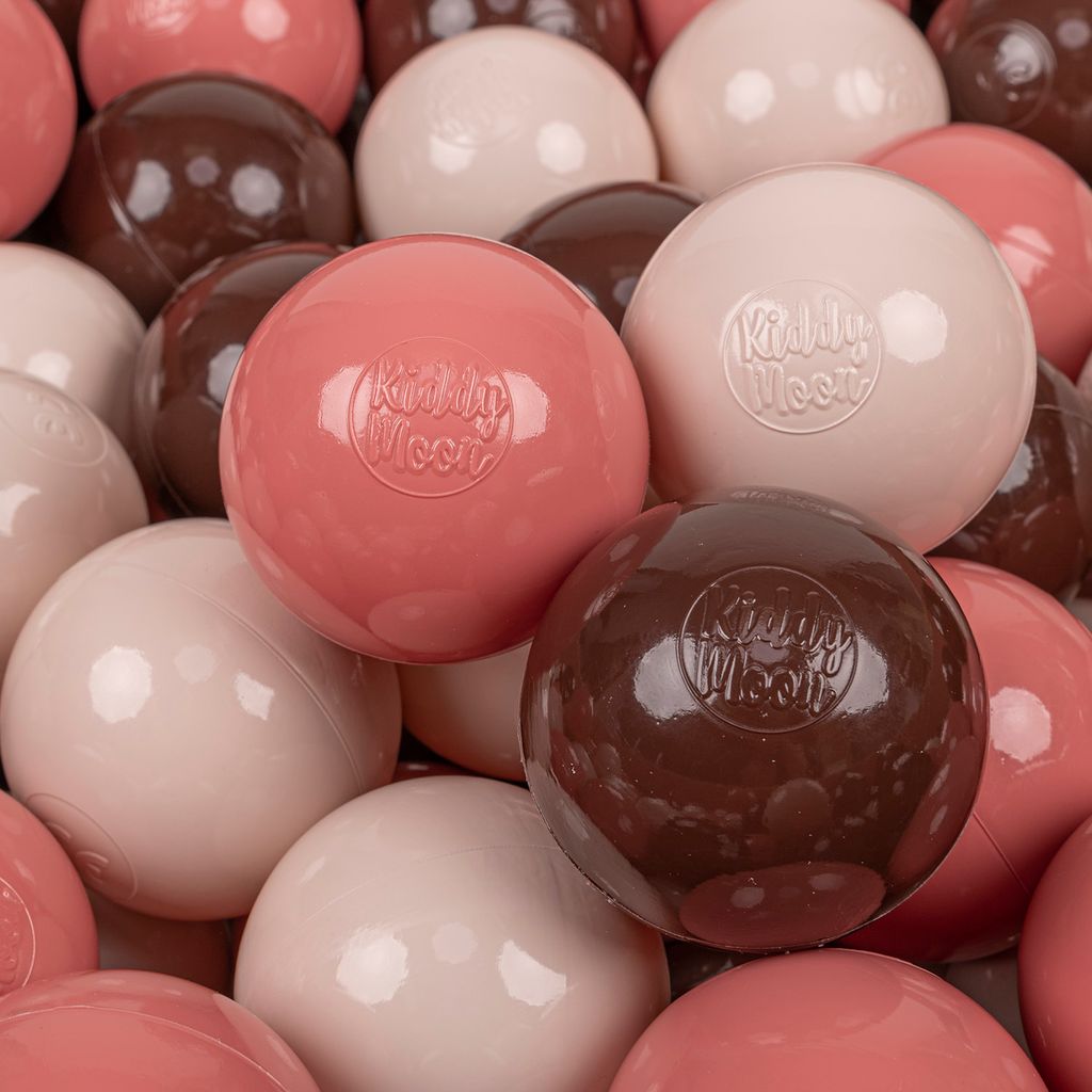 KiddyMoon Mehrfarbige Plastikbälle 200 ∅7cm Bälle Und Spielbälle Für Bällebad Für Babys Und Kinder