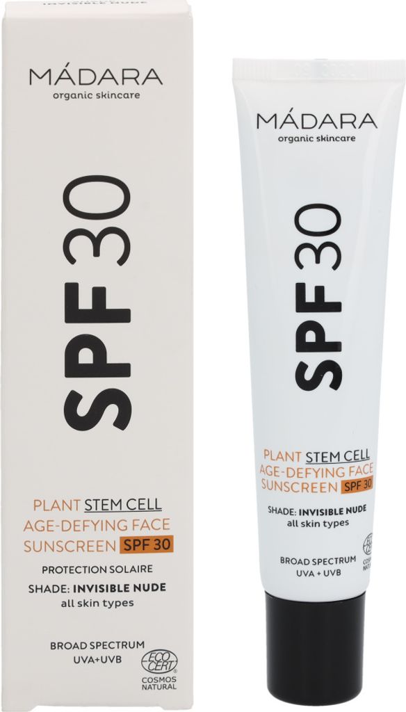 MÁDARA Cosmetics Plant stem cell age-defying face sunscreen Produktbild 