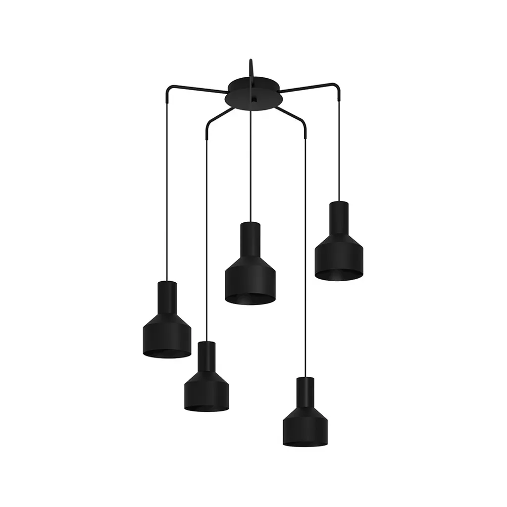 Lampada a Sospensione CASIBARE 99553 Eglo | Illuminazione Industriale Nera