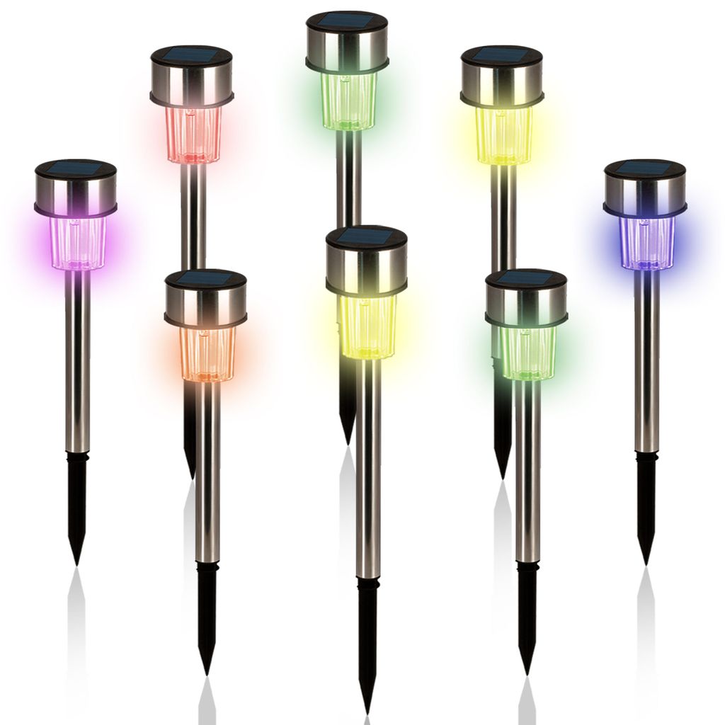 DEUBA® Lampes solaires de Jardin Lot de 8 lumières solaires Image du produit 