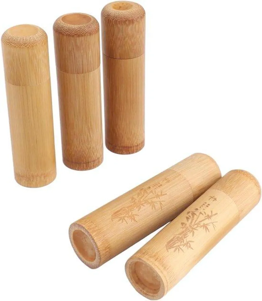 Infuseur à thé en bambou naturel et coton réutilisable - Lot de 5 pièces