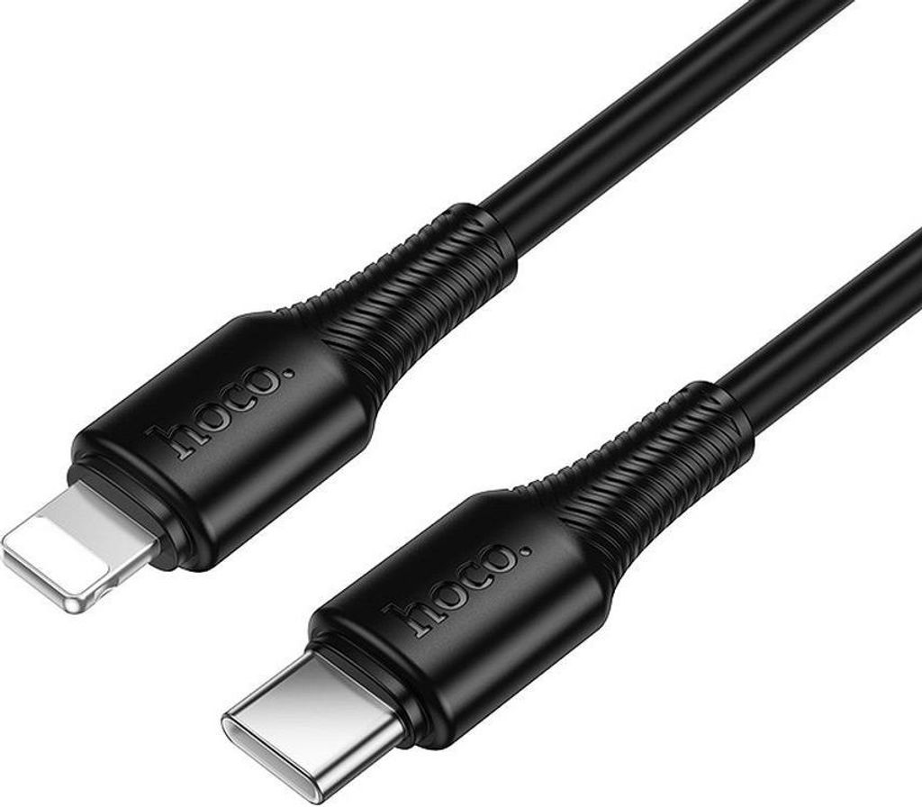 USB-C-auf-Lightning-Kabel Hoco PD 27 W, 1 m, X120, schwarz