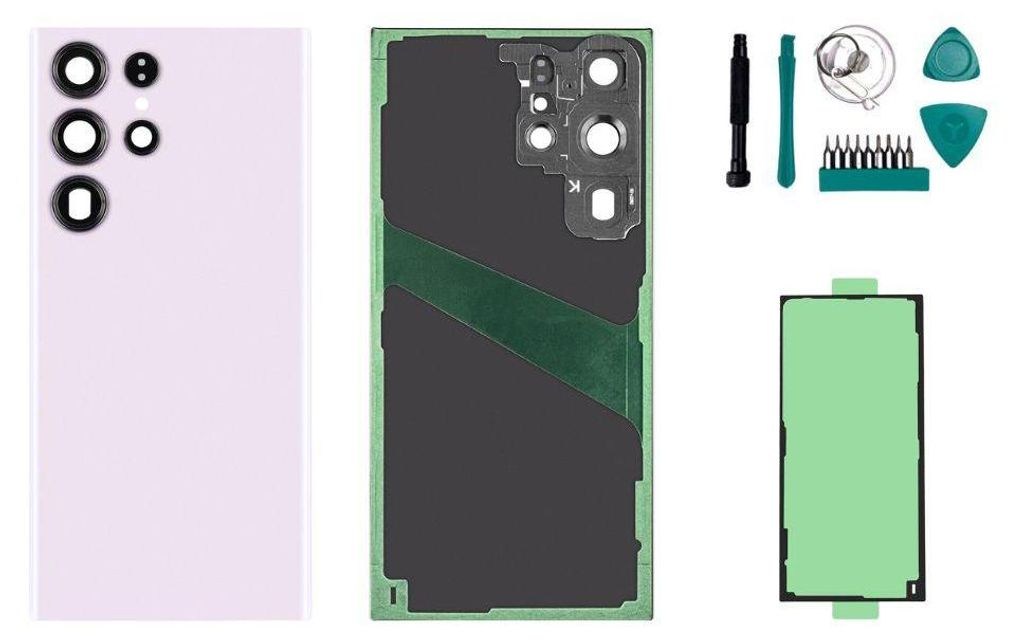 Samsung Galaxy S23 Ultra Backcover Lavender - Set