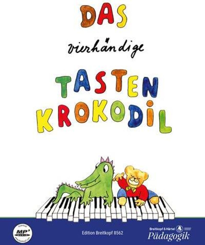 Das vierhändige Tastenkrokodil