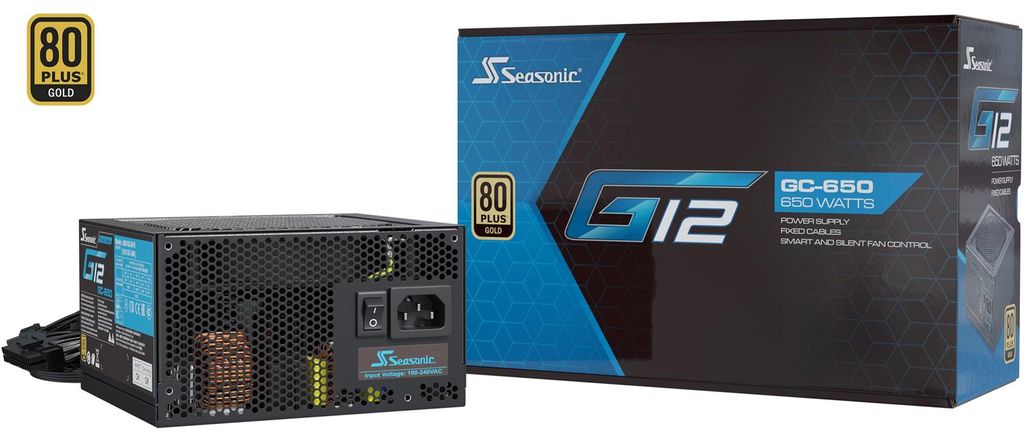 Seasonic Netzteil 650W G12 GC-650 80+Gold Produktbild 