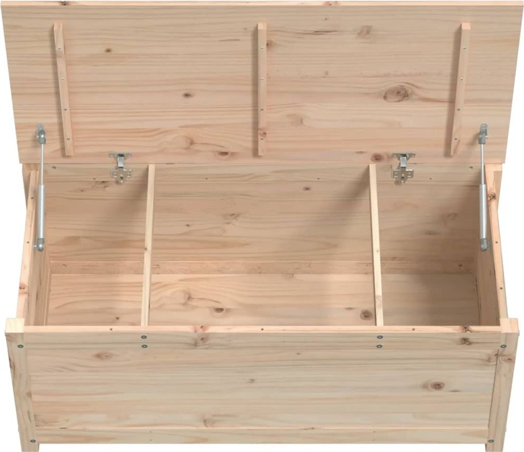vidaXL Truhe 110x50x45,5 cm Massivholz Kiefer Produktbild 1