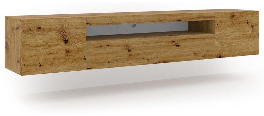 Lowboard TV Armoire Aura 200 cm Suspendue ou debout Image du produit 